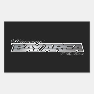 Sticker Rectangulaire Representin la région de baie