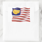 Sticker Rectangulaire République bananière (Sac)