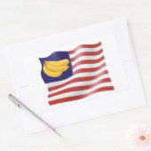 Sticker Rectangulaire République bananière (Enveloppe)