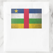 Sticker Rectangulaire République centrafricaine (Sac)