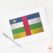 Sticker Rectangulaire République centrafricaine (Enveloppe)