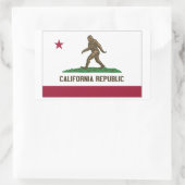 Sticker Rectangulaire République de Californie (Sac)