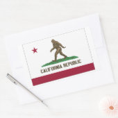 Sticker Rectangulaire République de Californie (Enveloppe)