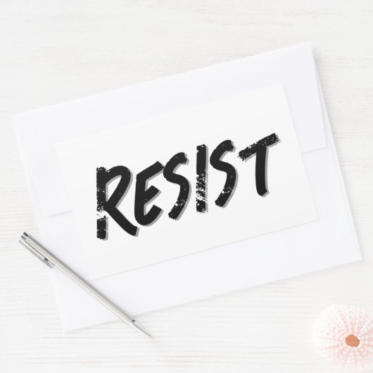 Sticker Rectangulaire Résistance (Enveloppe)