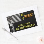 Sticker Rectangulaire Résistance NY (Enveloppe)