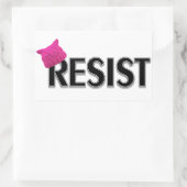 Sticker Rectangulaire Résister (Sac)