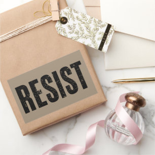 Sticker Rectangulaire Résister à Trump Protestation Trump Anti Politique