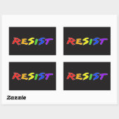 Sticker Rectangulaire Résistez ! (Feuille)