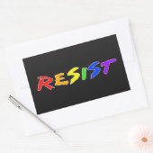 Sticker Rectangulaire Résistez ! (Enveloppe)
