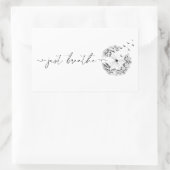 Sticker Rectangulaire Respire comme pierre de Dandelion (Sac)