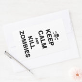 Sticker Rectangulaire Restez calme (Enveloppe)
