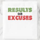 Sticker Rectangulaire Résultats ou exemples | Devis de construction du c (Sac)