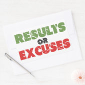 Sticker Rectangulaire Résultats ou exemples | Devis de construction du c (Enveloppe)