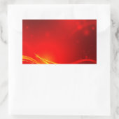 Sticker Rectangulaire Résumé rouge (Sac)