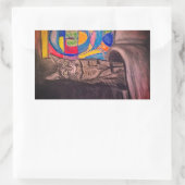 Sticker Rectangulaire Résumés Cat (Sac)
