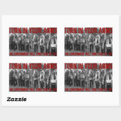 Sticker Rectangulaire Retourne tes bras... (Feuille)
