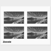 Sticker Rectangulaire Retourner le feu de lune (Feuille)