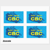 Sticker Rectangulaire Rétro 1958-1966 (Feuille)