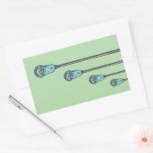 Sticker Rectangulaire Retro parking meter (Enveloppe)