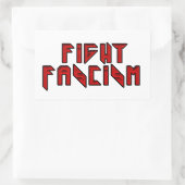 Sticker Rectangulaire Retro Rocker - Combattre le fascisme (Sac)