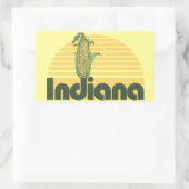 Sticker Rectangulaire Retro Sweet Home Indiana (Sac)