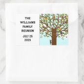 Sticker Rectangulaire Réunion familiale (Sac)