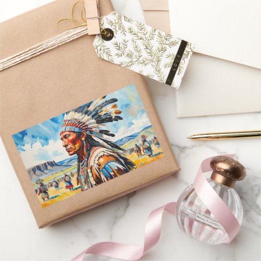 STICKER RECTANGULAIRE RÉUNION SUR LES PLAINES (Cadeaux)