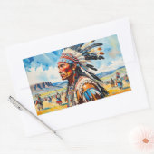 STICKER RECTANGULAIRE RÉUNION SUR LES PLAINES (Enveloppe)