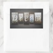 Sticker Rectangulaire Rêve (Sac)