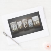 Sticker Rectangulaire Rêve (Enveloppe)