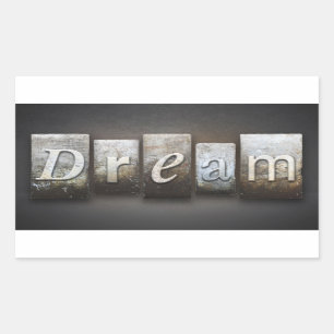 Sticker Rectangulaire Rêve