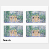 Sticker Rectangulaire Rêve de Lavande (Feuille)