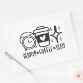 Sticker Rectangulaire Réveiller et analyser (Enveloppe)