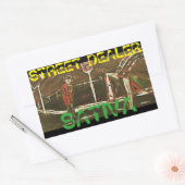STICKER RECTANGULAIRE REVENDEUR DE RUE SATIVA (Enveloppe)