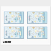 Sticker Rectangulaire 🌊✩ Rêves d'été en mer ✩🌊 (Feuille)