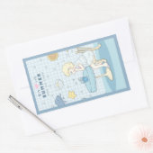 Sticker Rectangulaire 🌊✩ Rêves d'été en mer ✩🌊 (Enveloppe)