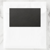 Sticker Rectangulaire Revêtement en cuir noir (Sac)