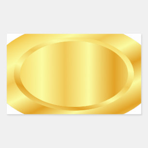 Sticker Rectangulaire Revêtement métallique tendance Faux Modèle blanc o