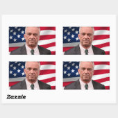 Sticker Rectangulaire RFK pour Président 2024 (Feuille)