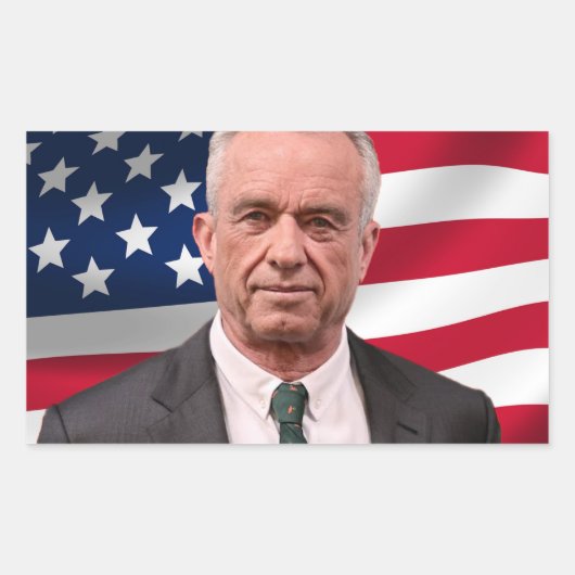 Sticker Rectangulaire RFK pour Président 2024 (Devant)