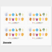 Sticker Rectangulaire RICK ET MORTY™ | Get Schwifty (Feuille)