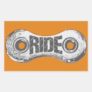 Sticker Rectangulaire Ride