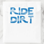 Sticker Rectangulaire Ride Dirt (Sac)