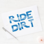 Sticker Rectangulaire Ride Dirt (Enveloppe)