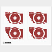 Sticker Rectangulaire Ride Montana (Feuille)