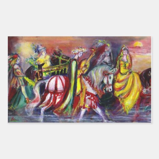 STICKER RECTANGULAIRE RIDERS (Devant)