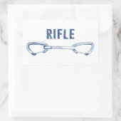 Sticker Rectangulaire Rifle Colorado Rock Escalade Quickdraw (Sac)