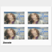 Sticker Rectangulaire rip ANNA (Feuille)