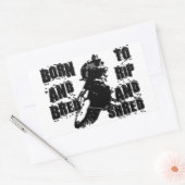 Sticker Rectangulaire Rip Et Rasé (Enveloppe)