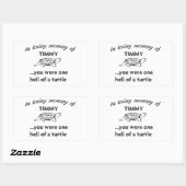 STICKER RECTANGULAIRE RIP TIMMMY (Feuille)